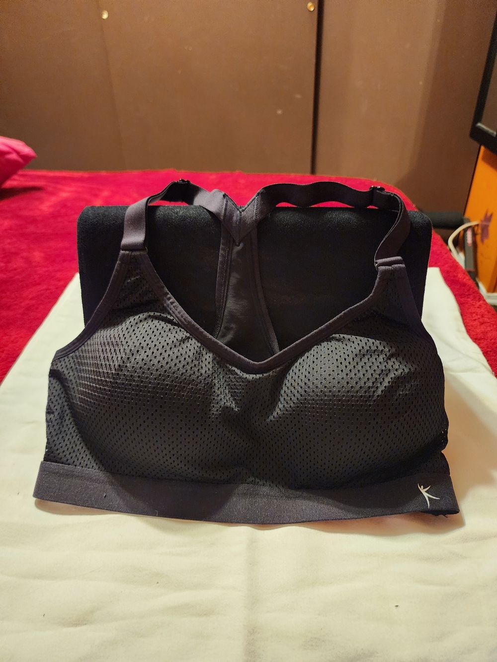 Danskin medium ComfortMesh wireless sports bra offers breathable, lightweight